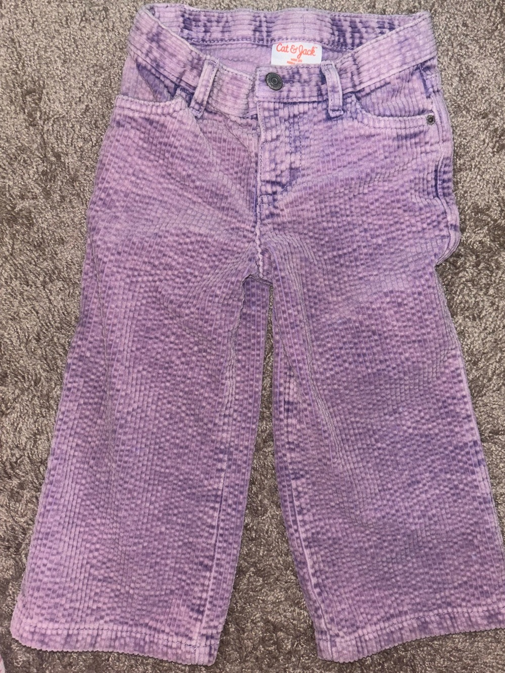 Cat & Jack Lavender Corduroy pants - 3T